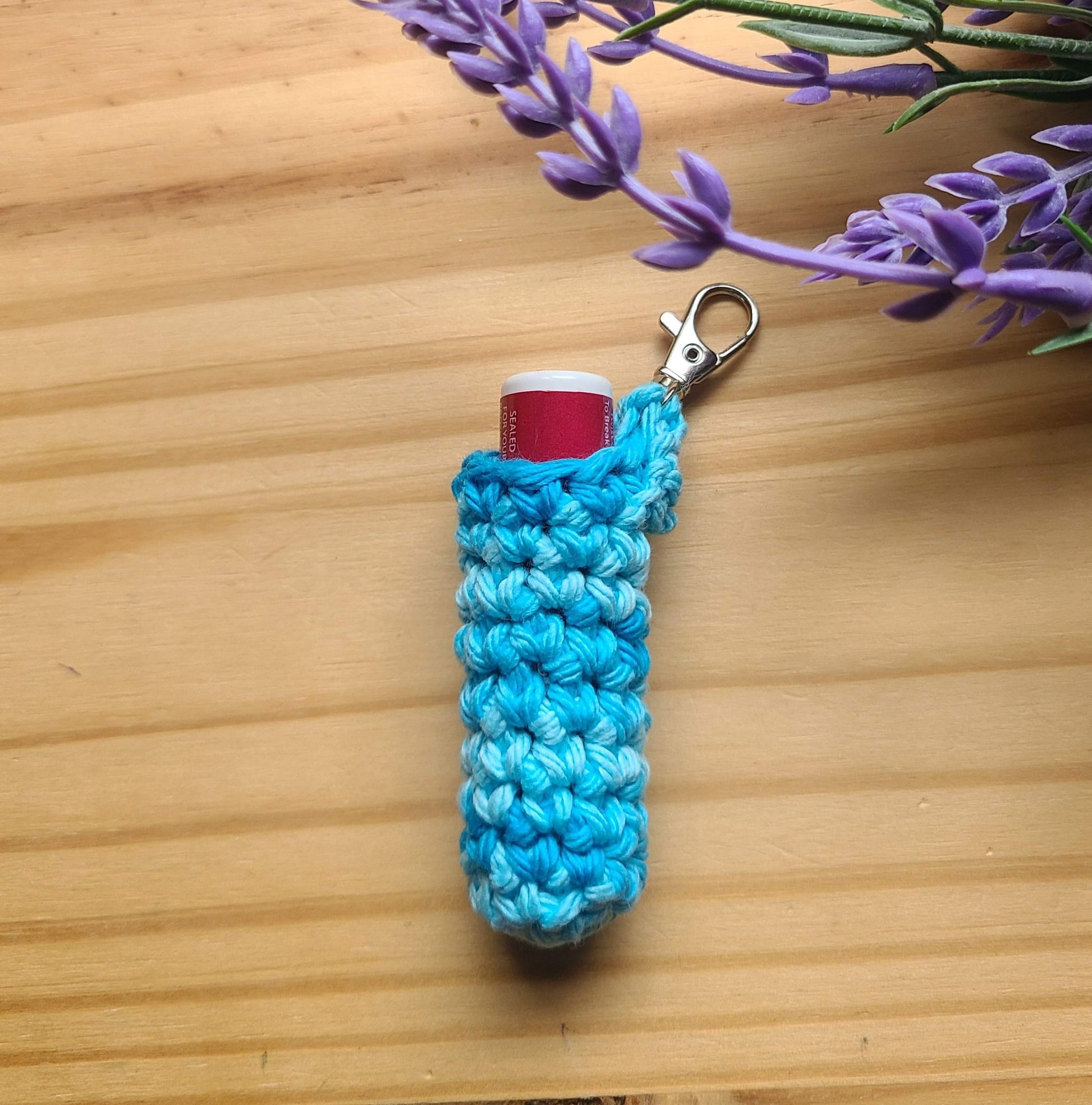 Baby Blue Chapstick Holder