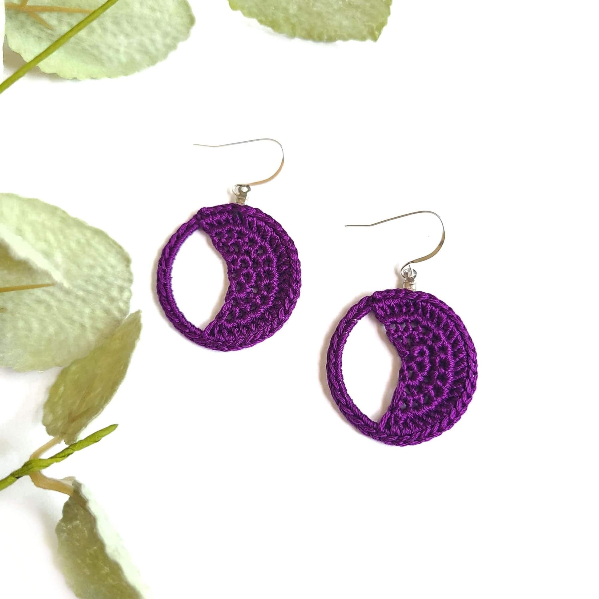 Crescent Moon Purple