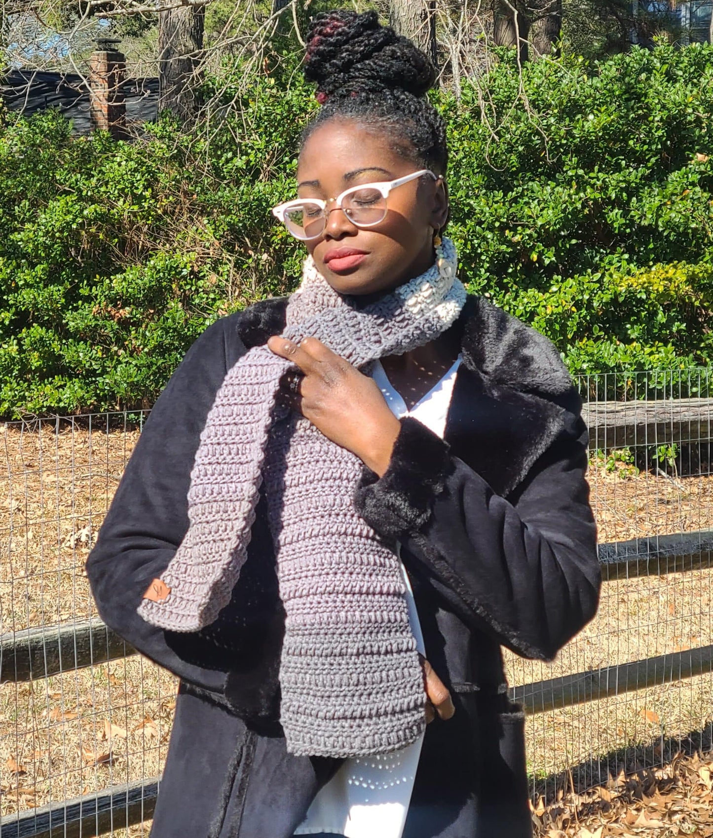 Blends of Gray Scarf