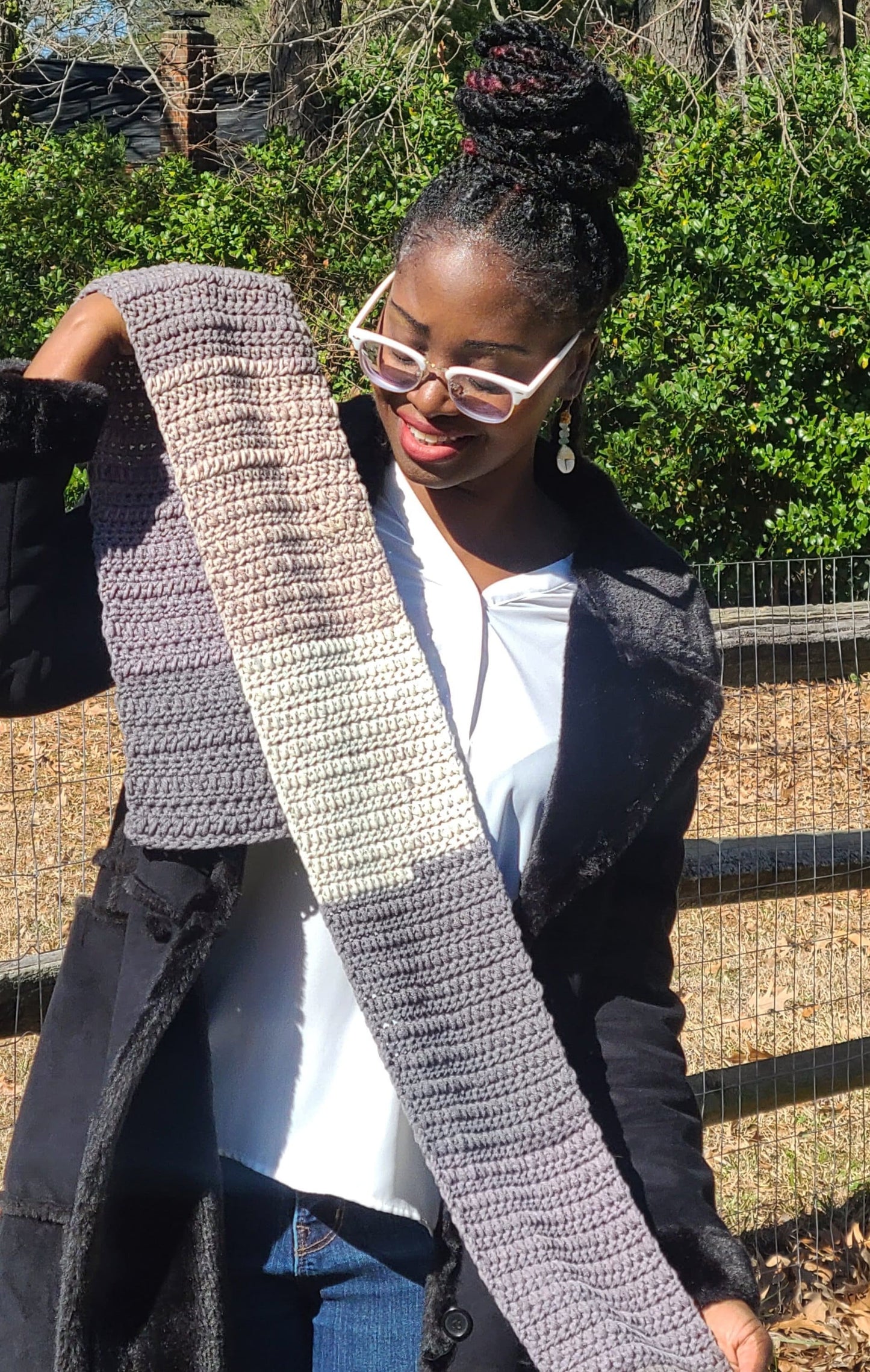 Blends of Gray Scarf