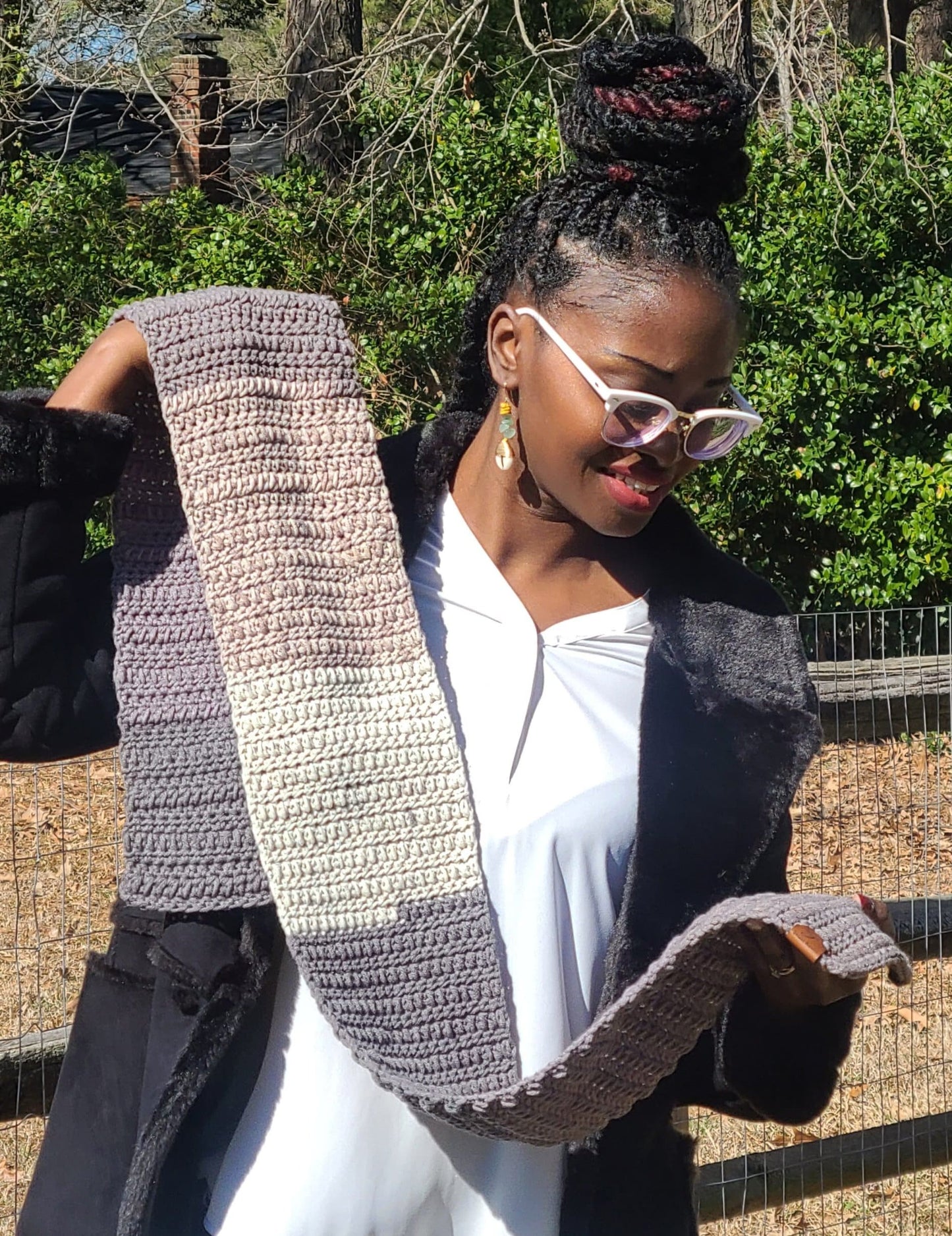 Blends of Gray Scarf
