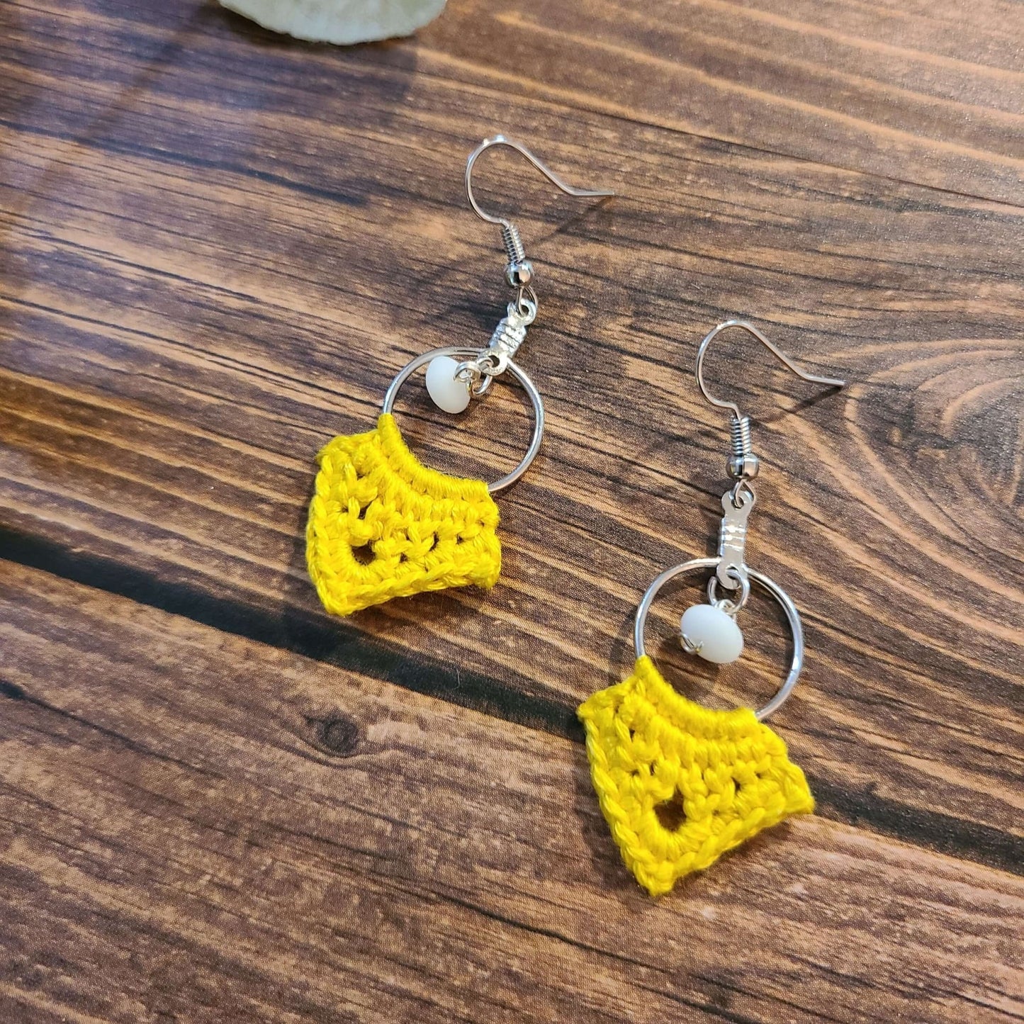 Spear Boho Yellow Earrings