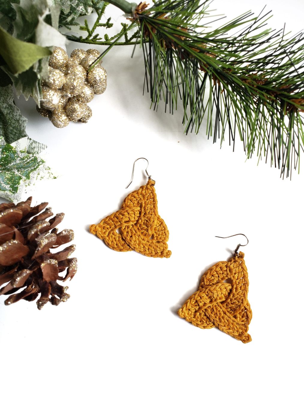 Gold Celtic Knot Earrings