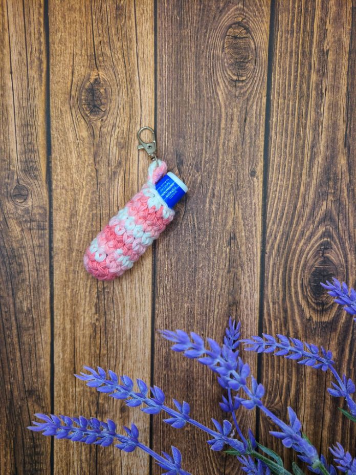 Mixed pink chap stick holder