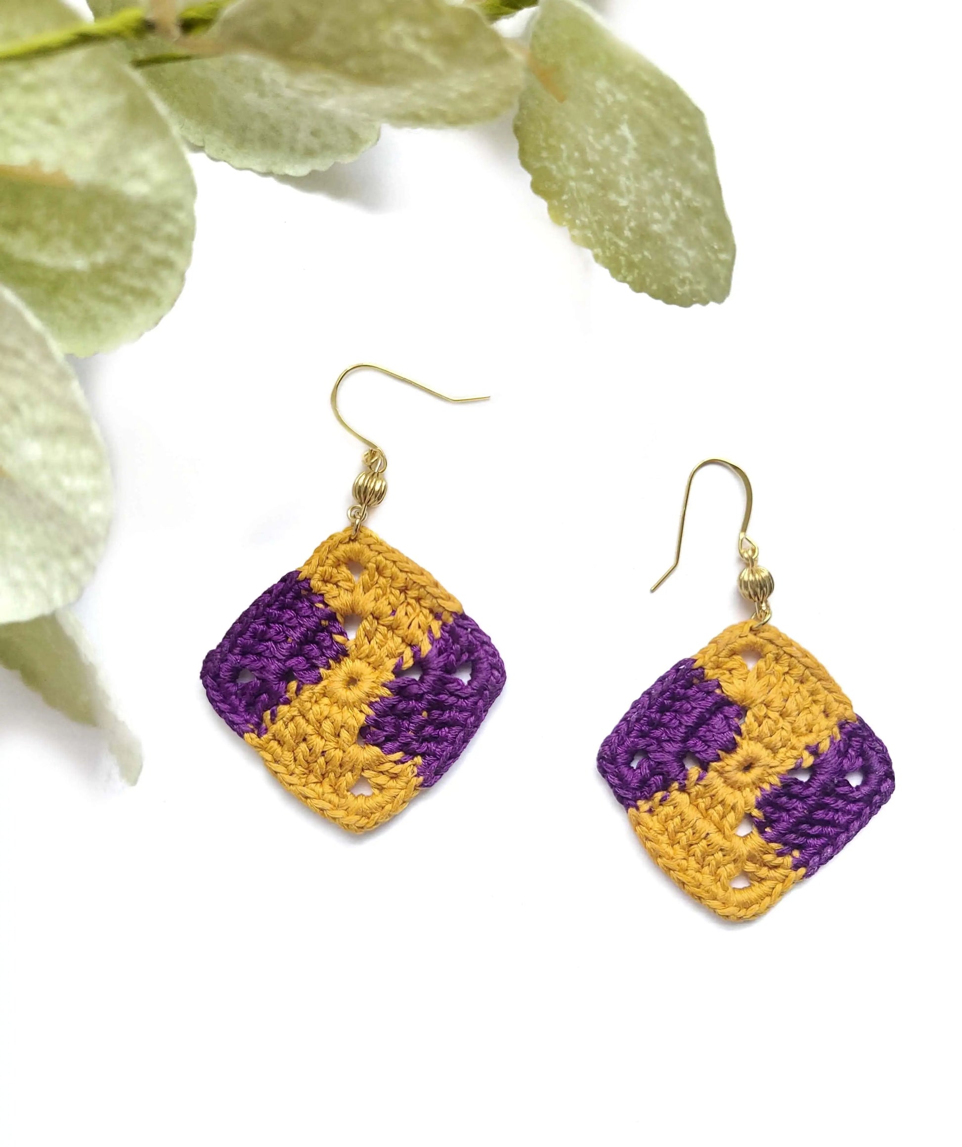 African Print Earrings SysaicKnotz