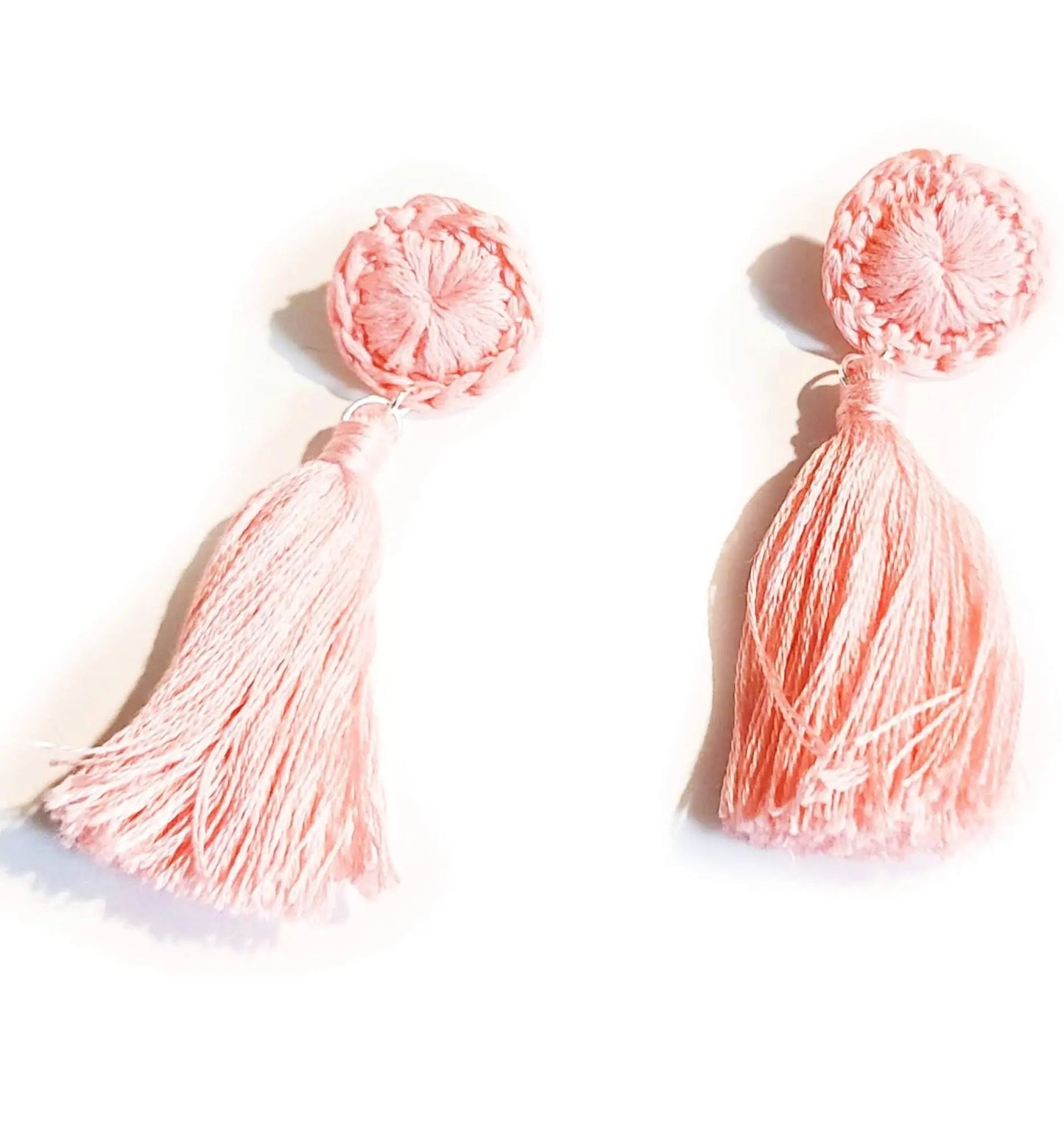 Circle Tassels Earrings SysaicKnotz