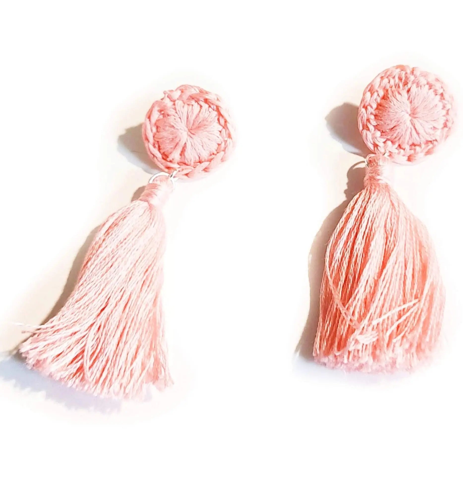 Circle Tassels Earrings SysaicKnotz