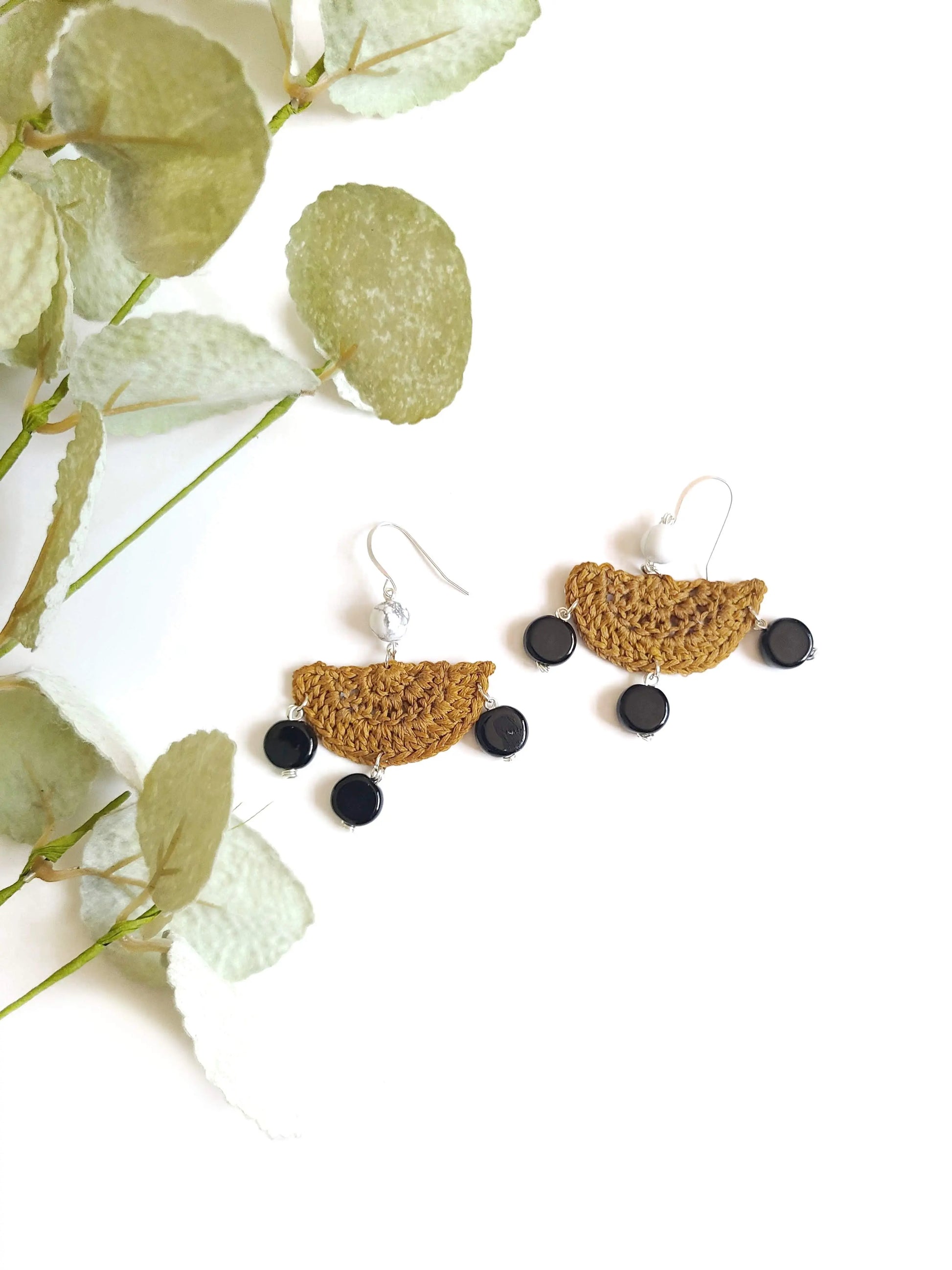 Half Circle Dangle Earrings SysaicKnotz
