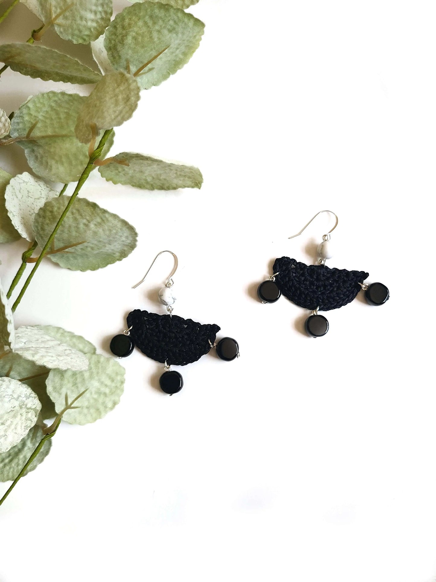 Half Circle Dangle Earrings SysaicKnotz