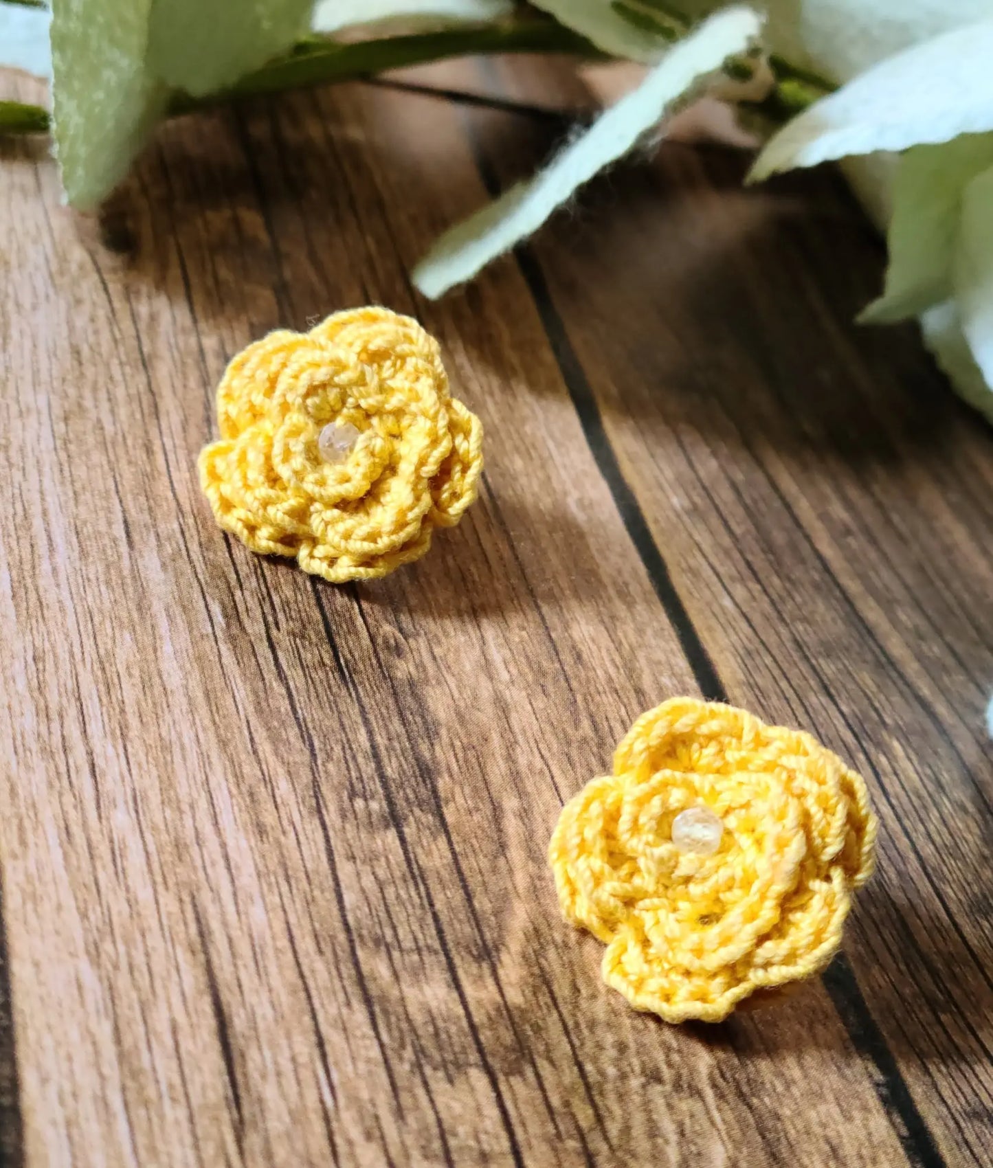 Rose Stud Earrings SysaicKnotz