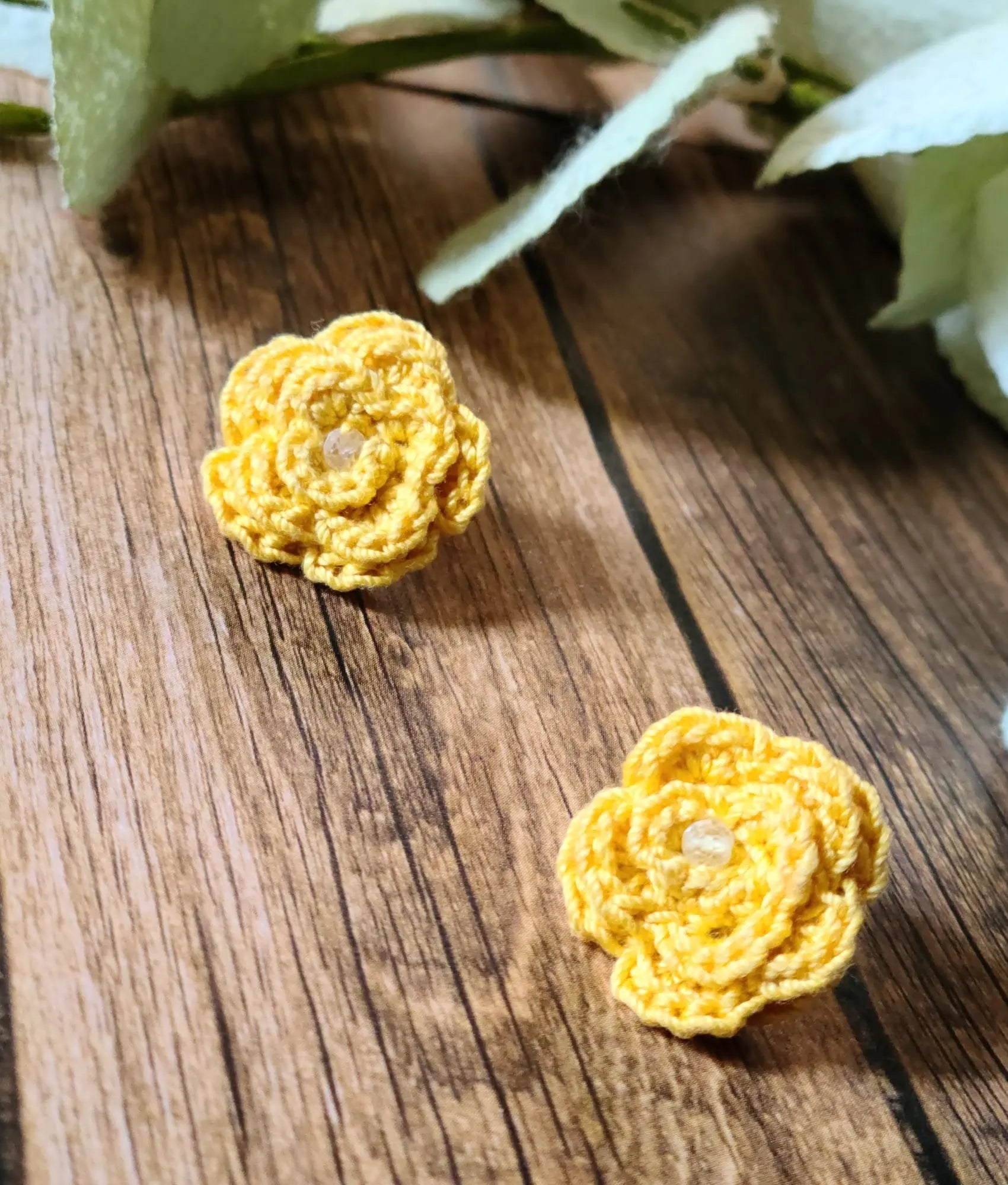 Rose Stud Earrings SysaicKnotz