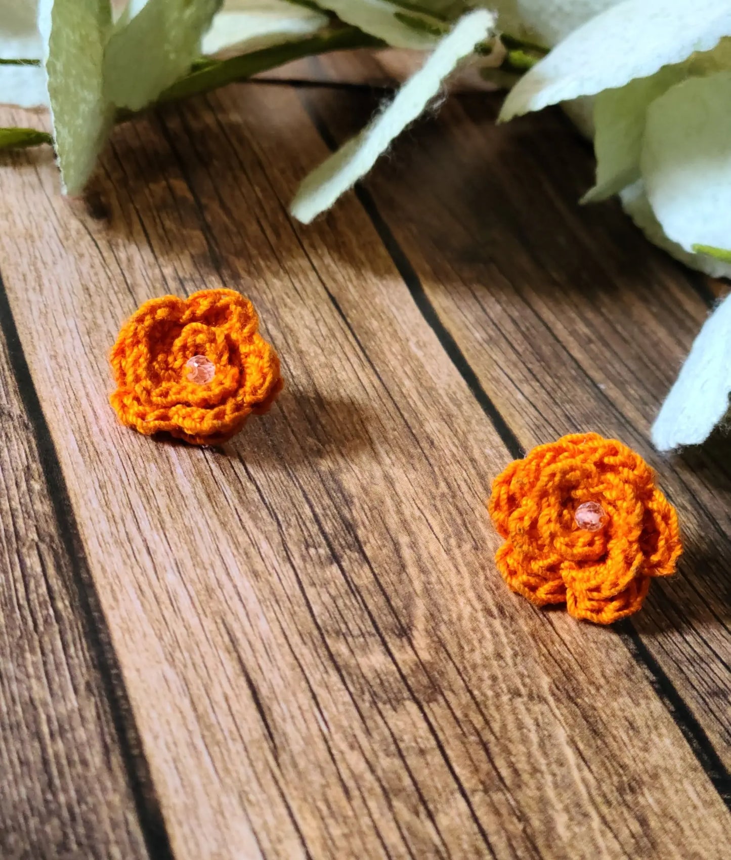 Rose Stud Earrings SysaicKnotz