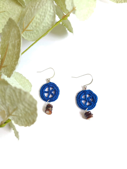 Star In a Circle Earrings SysaicKnotz