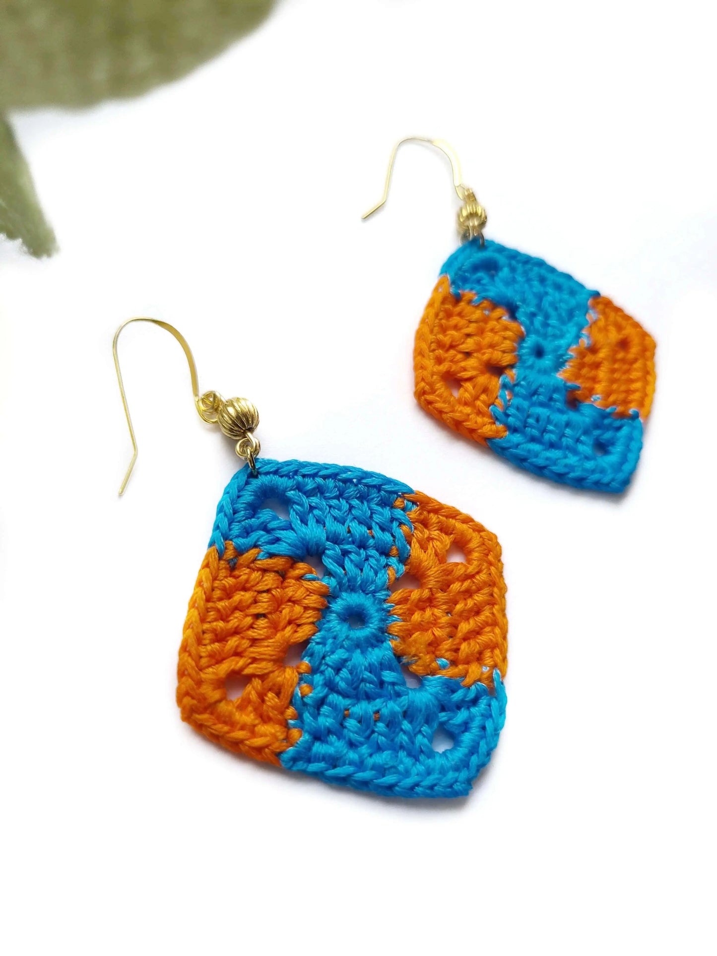 African Print Earrings SysaicKnotz