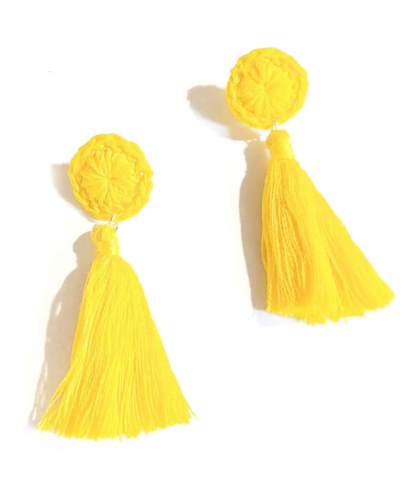 Circle Tassels Earrings SysaicKnotz