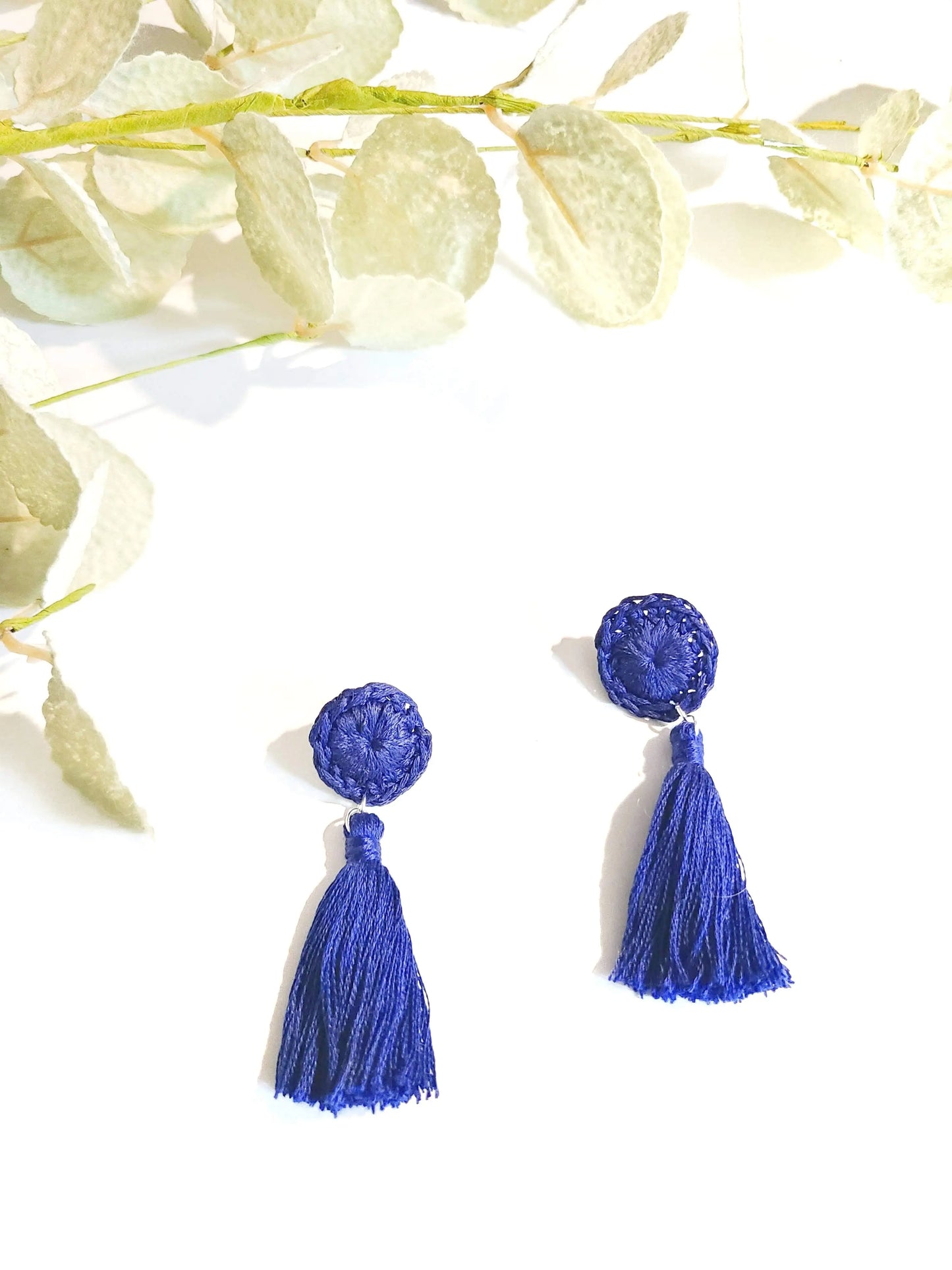 Circle Tassels Earrings SysaicKnotz