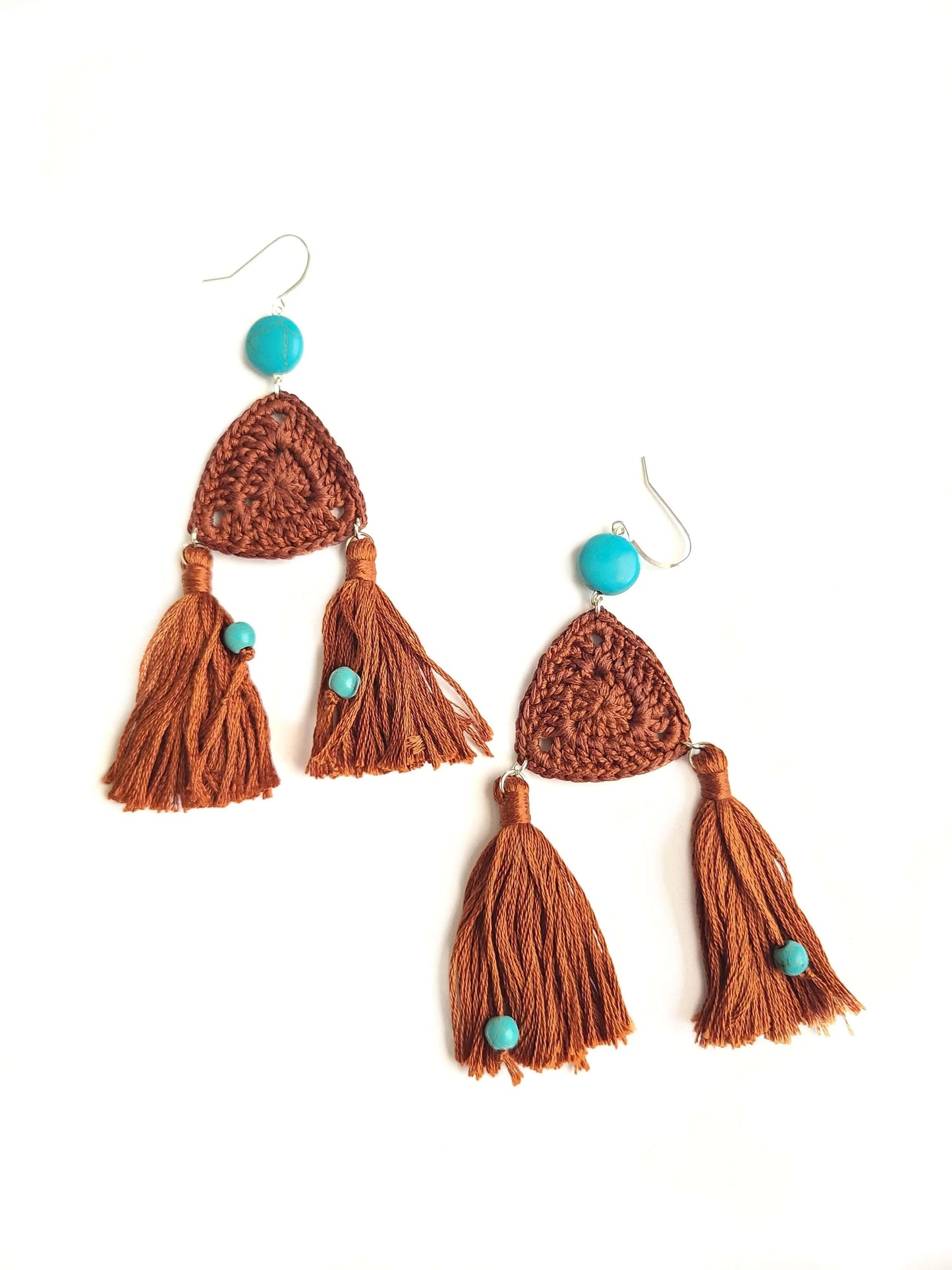 Double Tassel Earrings SysaicKnotz