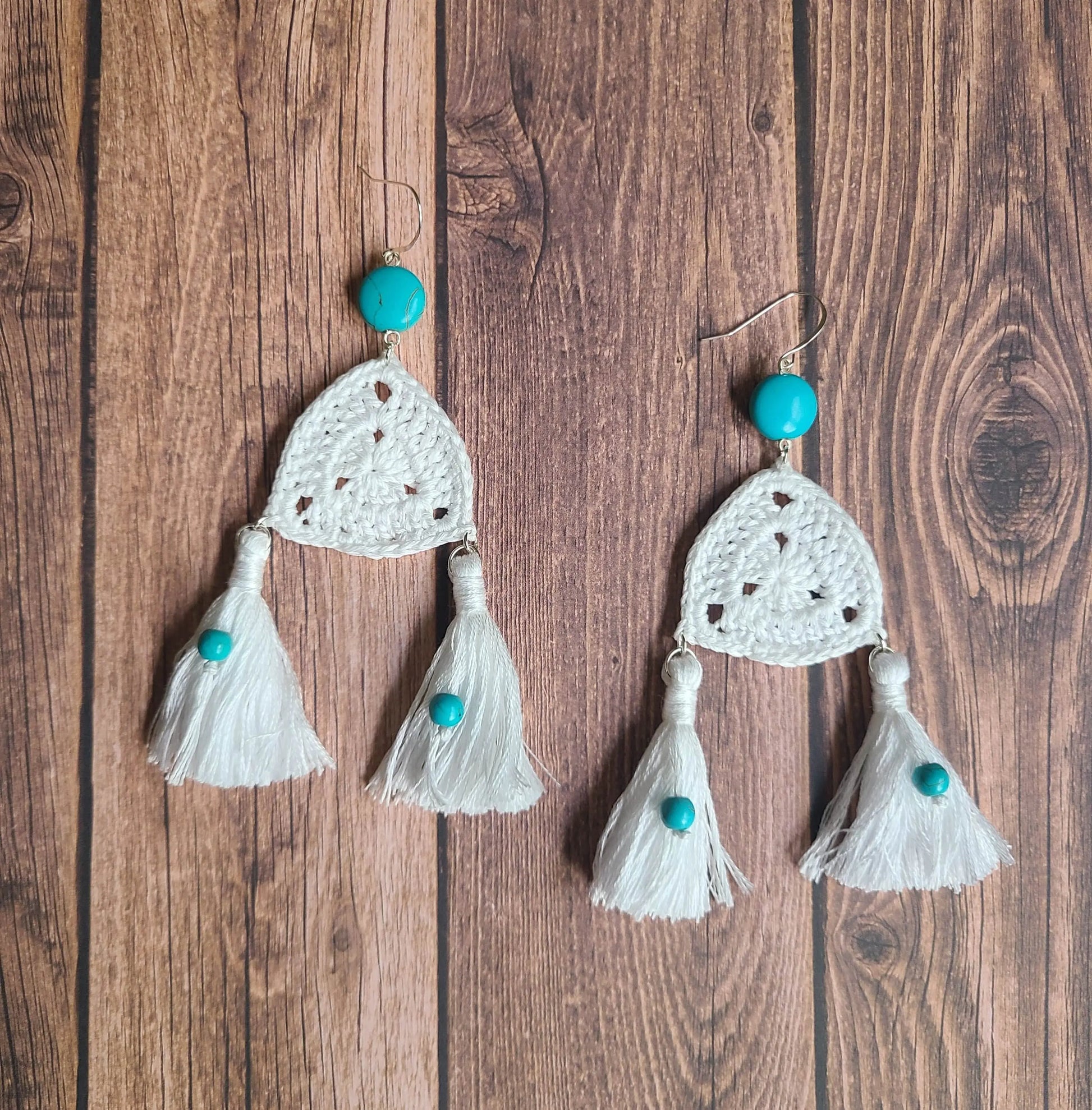 Double Tassel Earrings SysaicKnotz