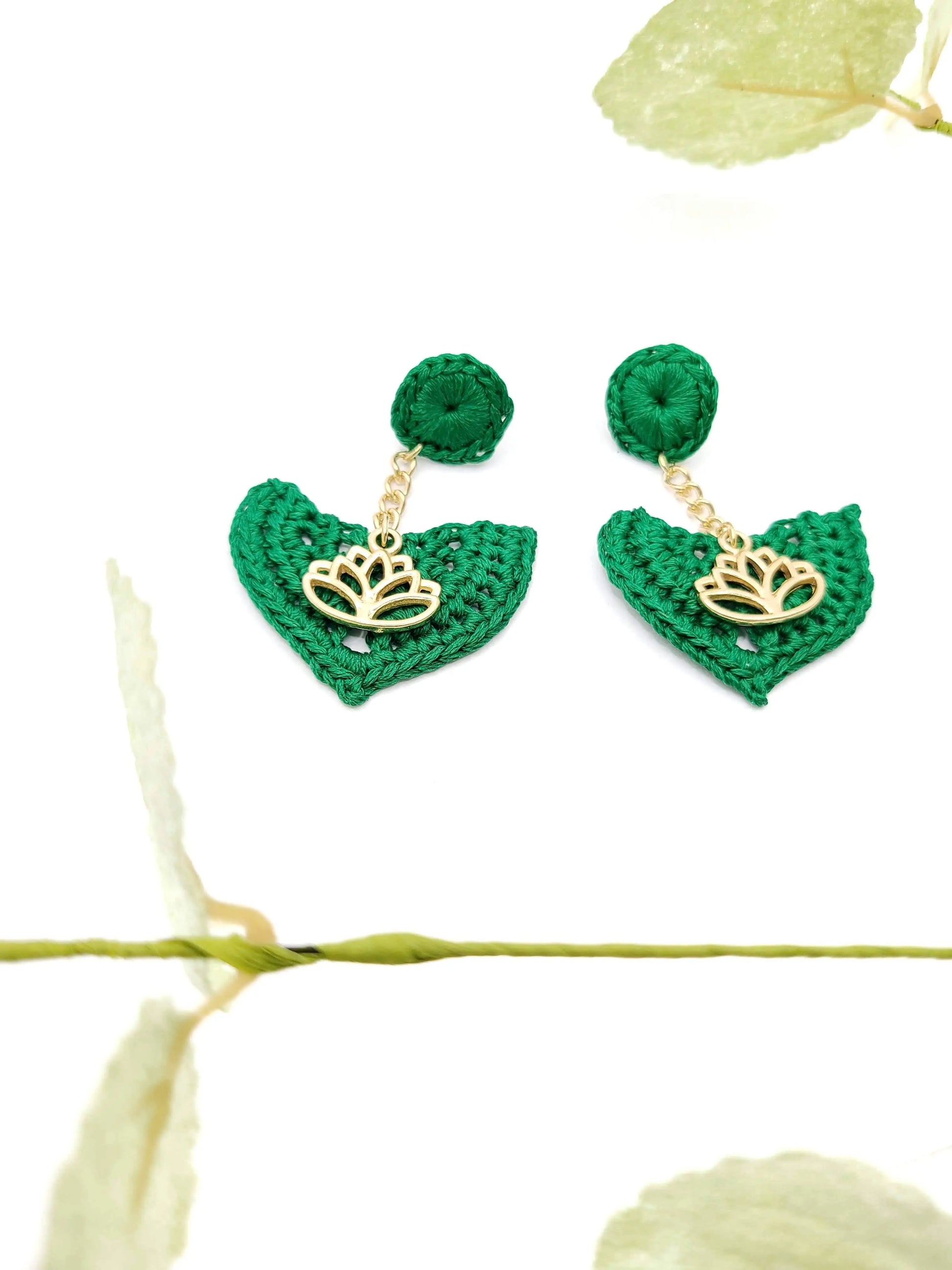 Lotus Flower Earrings SysaicKnotz