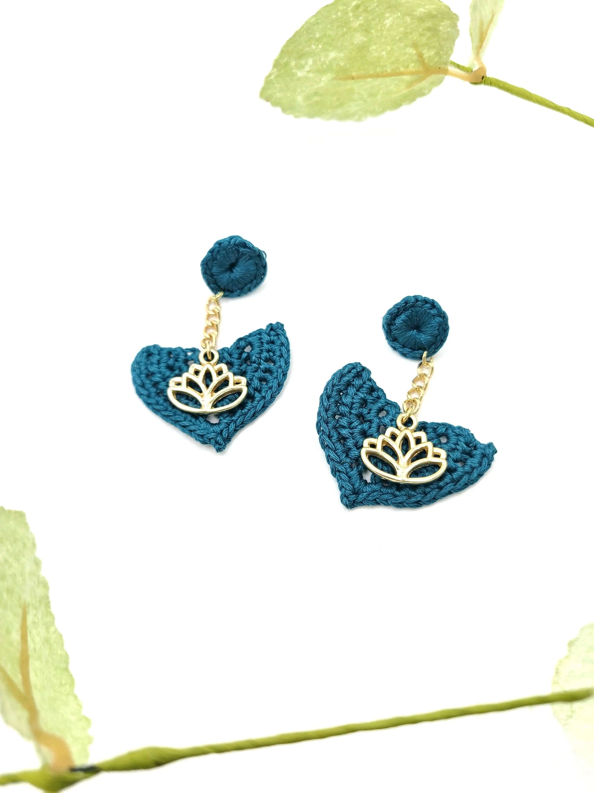 Lotus Flower Earrings SysaicKnotz