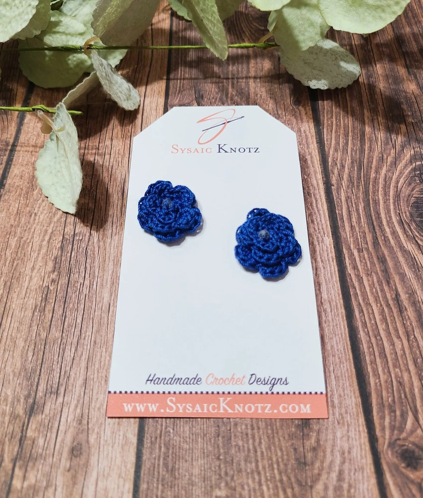 Rose Stud Earrings SysaicKnotz