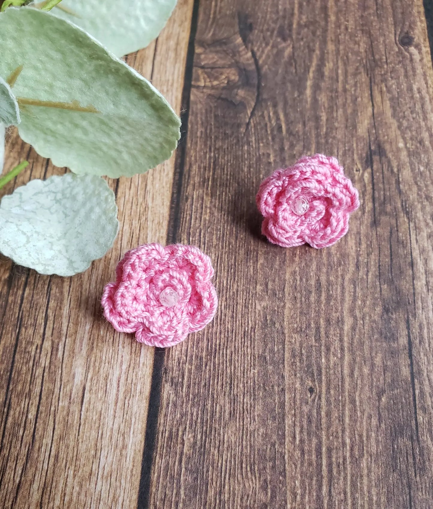 Rose Stud Earrings SysaicKnotz